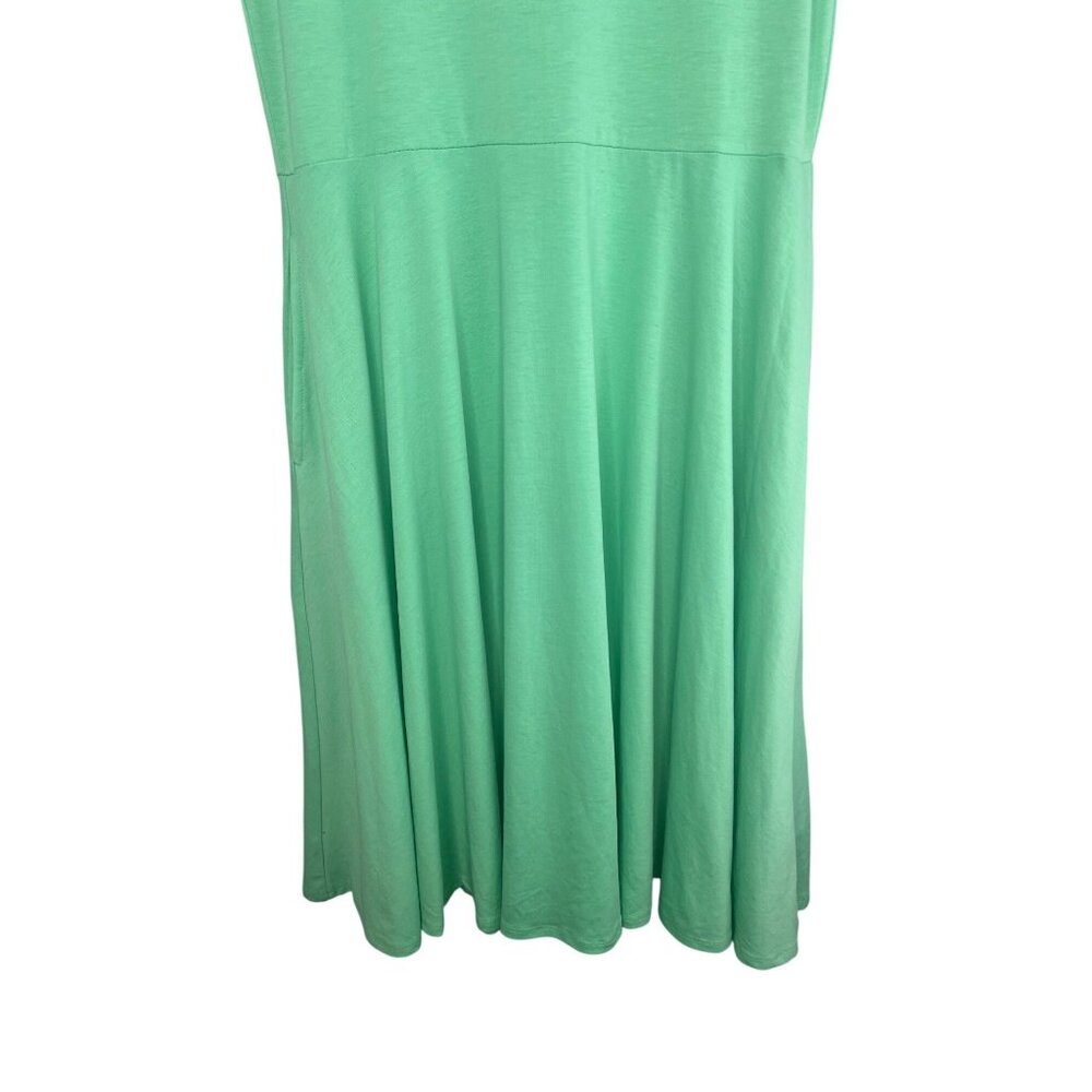 Lularoe Nicki Mint Green Sleeveless Fit & Flare A-Line Dress Womens Large - Picture 12 of 16